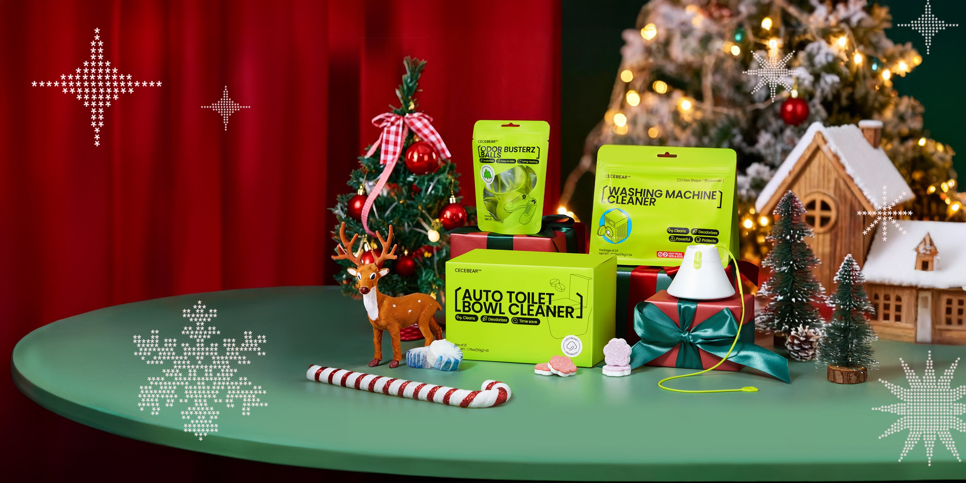 Hand holding a white dishwasher tablet against a blue sky background