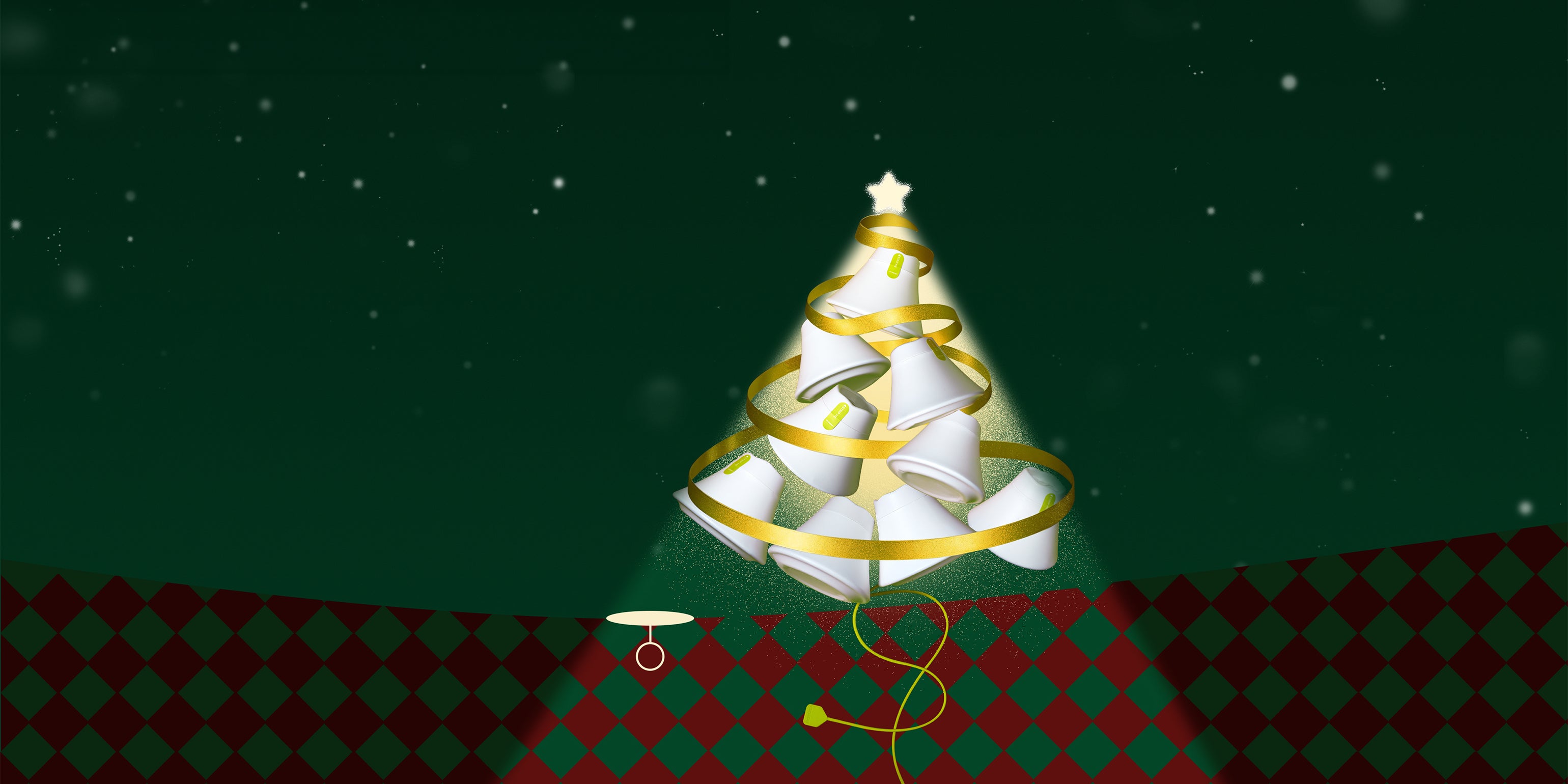 Hand holding a white dishwasher tablet against a blue sky background